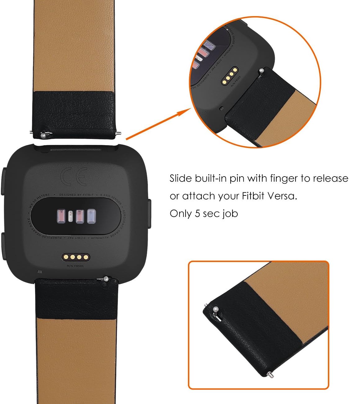 KADES Compatible with Fitbit Versa 2 strap - Image 5