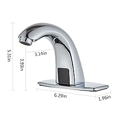 BAYDOW Automatic Bathroom Sink Faucet,Touchless