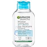 Garnier SkinActive Micellar Cleansing Water All-in-1 Cleanser & Waterproof Makeup Remover, 3.4 Fluid Ounce