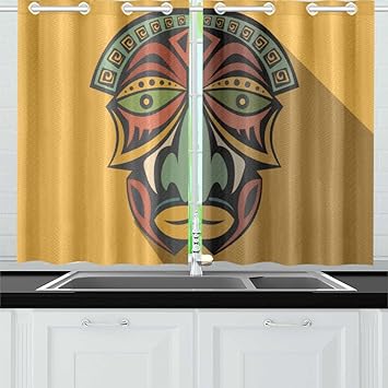 Amazon Com African Art Tribal Print Window Treatment Panel