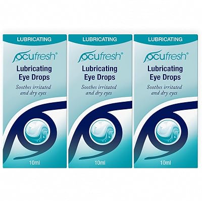 Ocufresh Eye Drops 10mL Pack of 3 Lubricating Relief Tired Dry Eyes
