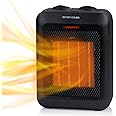 Portable Electric Space Heater 1500W/750W, Ceramic Room Heater with Tip-Over and Overheat Protection, Heat up 200 Square Feet