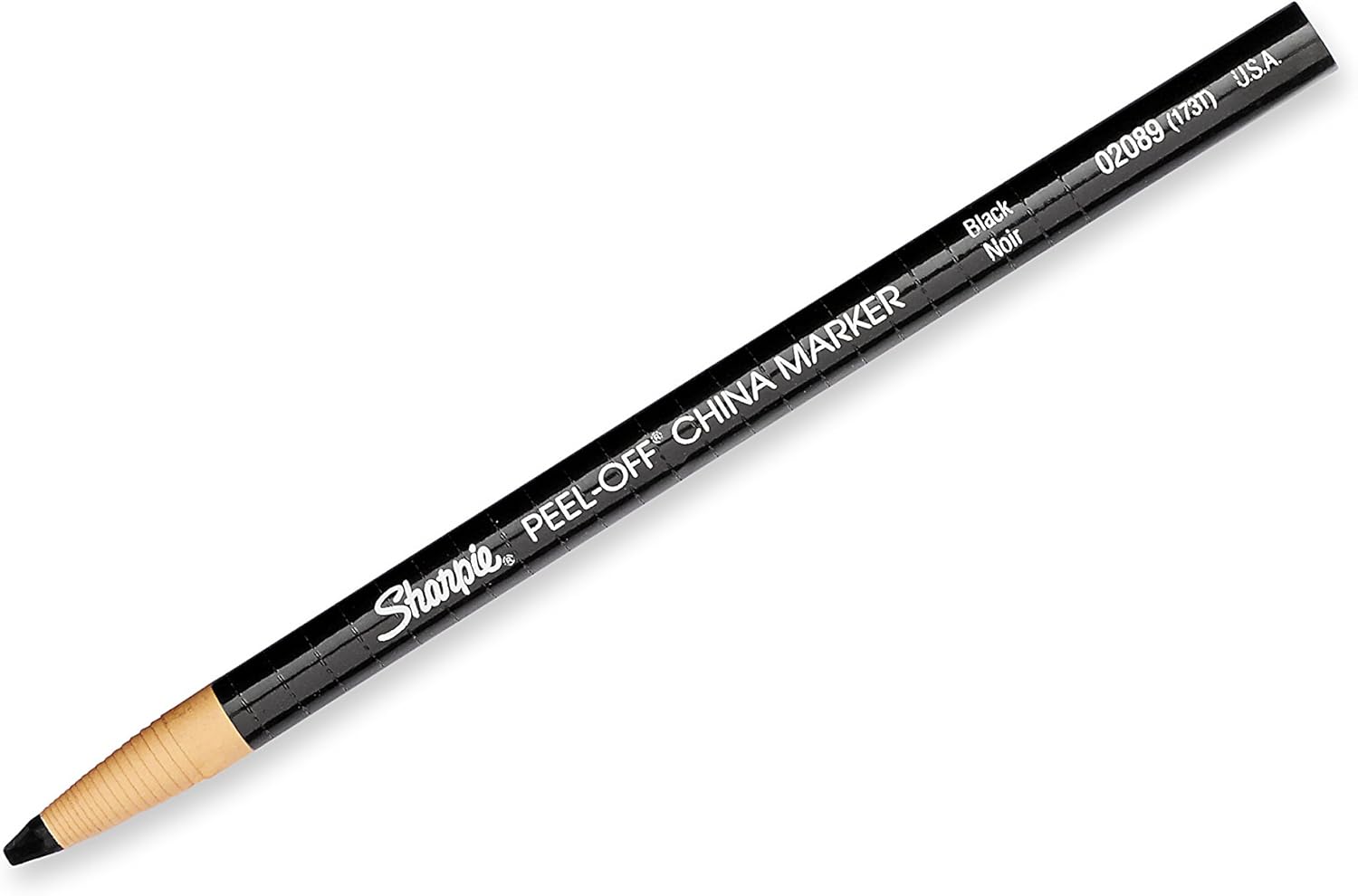 Sharpie PEEL-OFF Marker China, China Marker Bullet, 12 Pack, Black (2089) : Black China Markers : Office Products