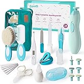 Baby Healthcare and Grooming Kit, 24 in 1 Baby Electric Nail Trimmer Set, Lupantte Nursery Care Kit, Toddler Nail Clippers, M