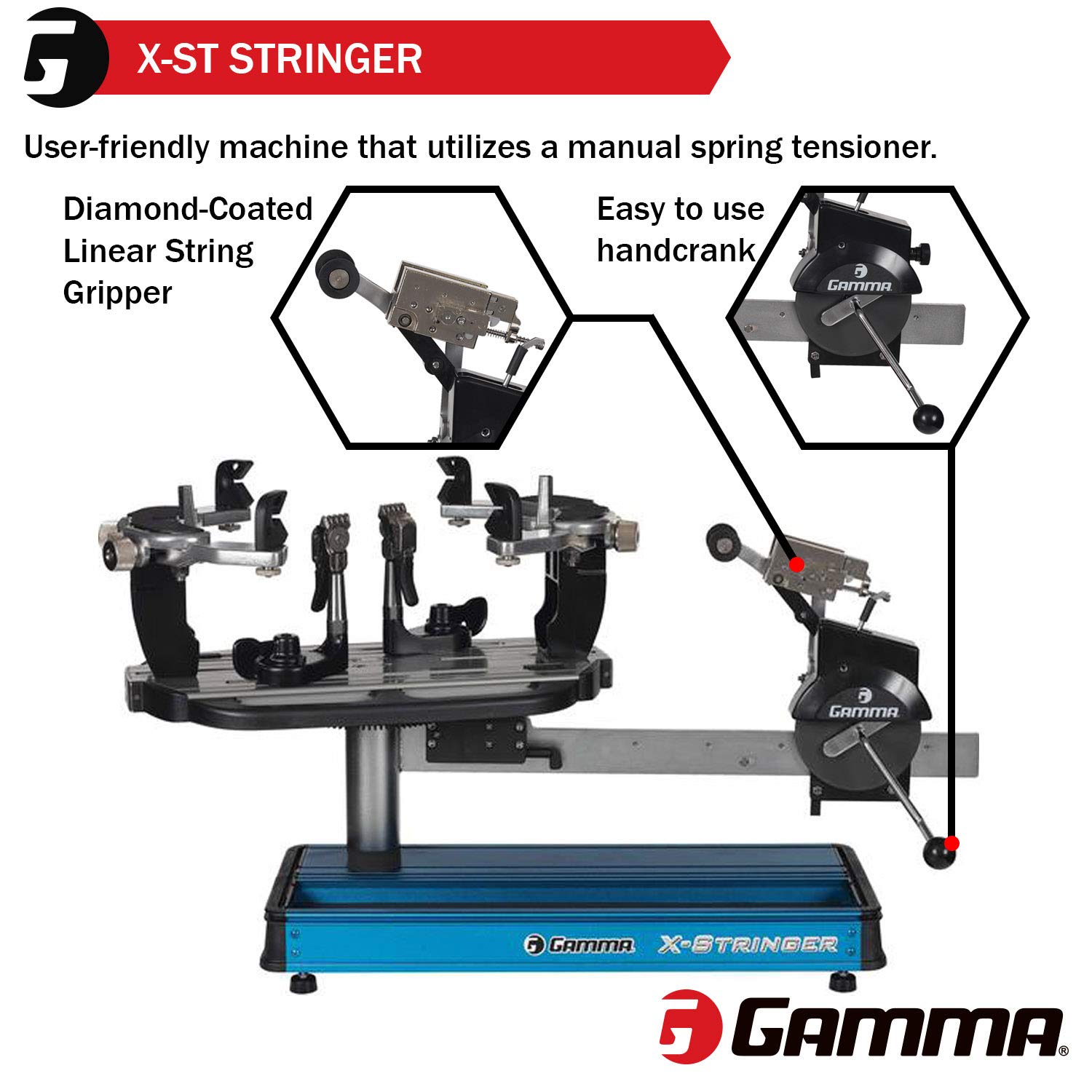 gamma badminton stringing machine