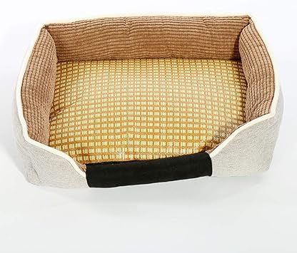 Amazon ペットベッド ペットハウス 犬小屋 耐噛み 犬ベッド 手作り 滑り止め 防湿 ペット用品 ペットマット ねこ 小中型犬 ふわふわ 四季用 冬用 のんびり 保温 方形 コーヒー色 45 35 12cm Hsfeo ベッド クッション 通販