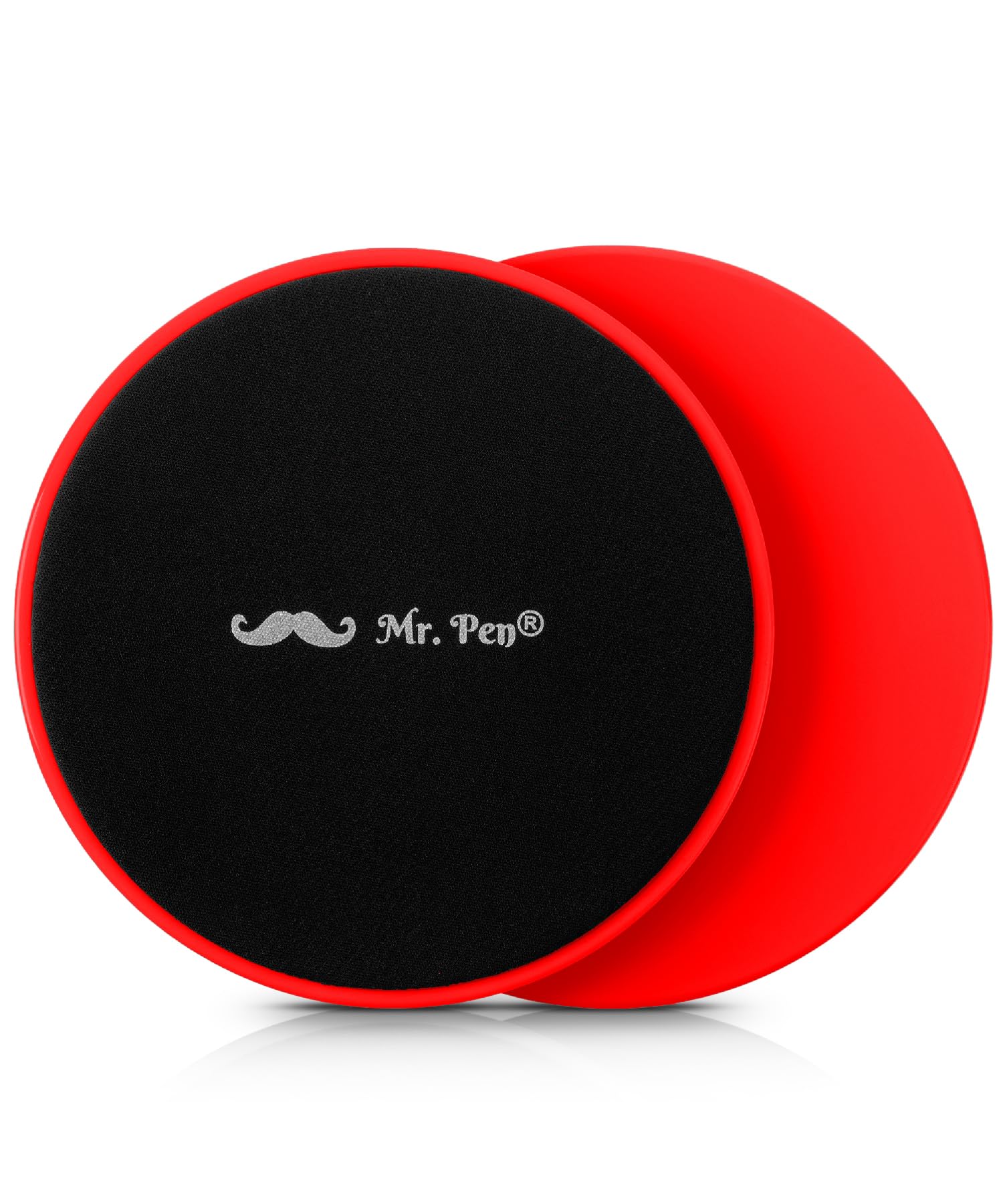 Photo 1 of Mr. Pen- Core Exercise Sliders, Red, Dual Sided Fitness Slider Discs