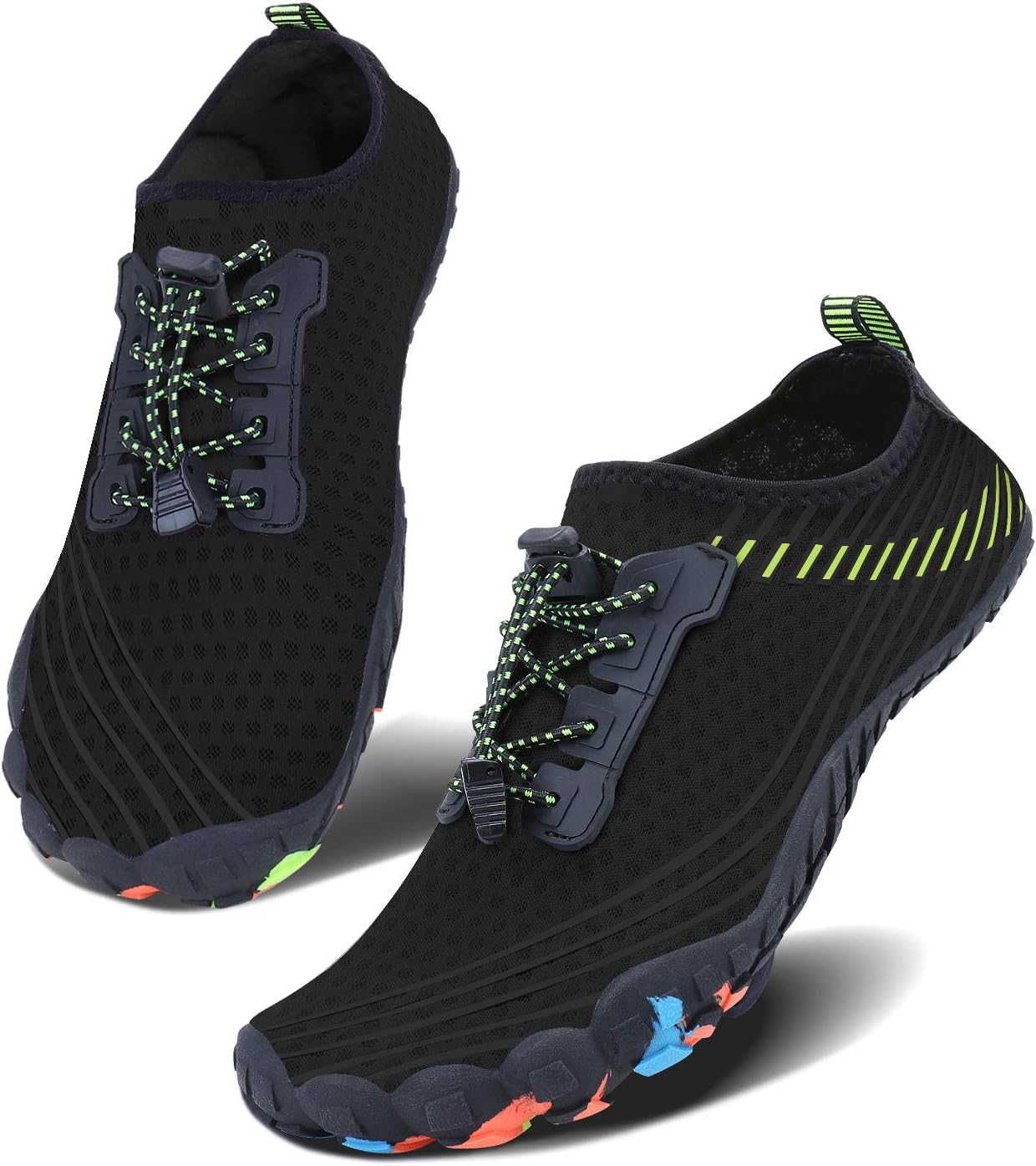Men Women Water Sports Shoes Slip-on Quick Dry Aqua Swim Shoes for Pool Beach Surf Walking Water Park