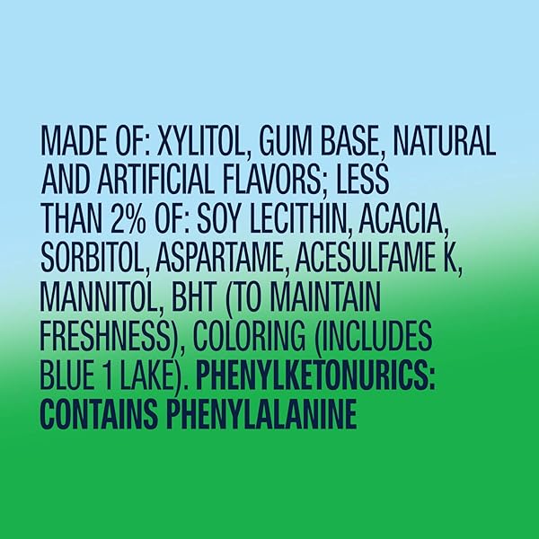 EXTRA EXTRA REFRESHERS CHEWING GUM, SPEARMINT, 40 COUNT