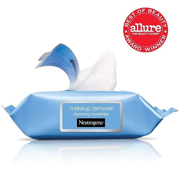 NEUTROGENA MAKEUP REMOVER FACIAL CLEANSING TOWELETTES, DAILY FACE WIPES TO REMOVE DIRT, OIL, MAKEUP & WATERPROOF MASCARA, GENTLE, ALCOHOL-FREE, 25 CT