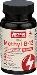 Jarrow Formulas Methylcobalamin Lozenges, 5000 mcg, 60 CT