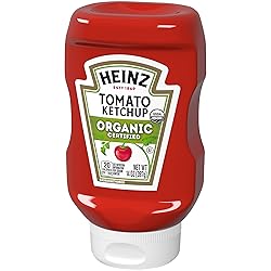Heinz Organic Ketchup Inverted Bottle, 14