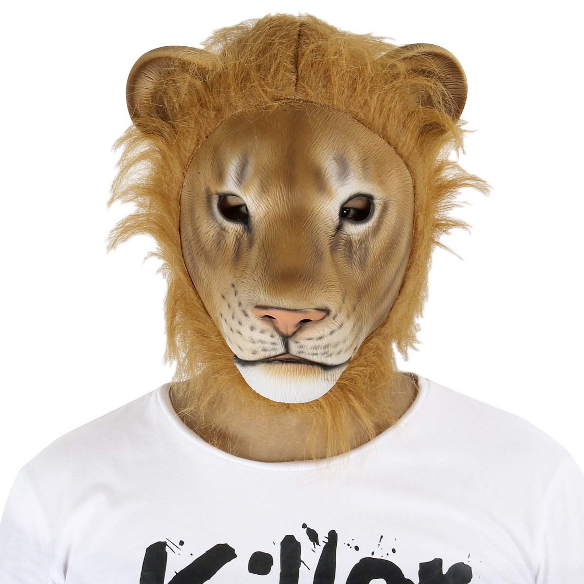 Máscaras y disfraces con leones. — Con Leones