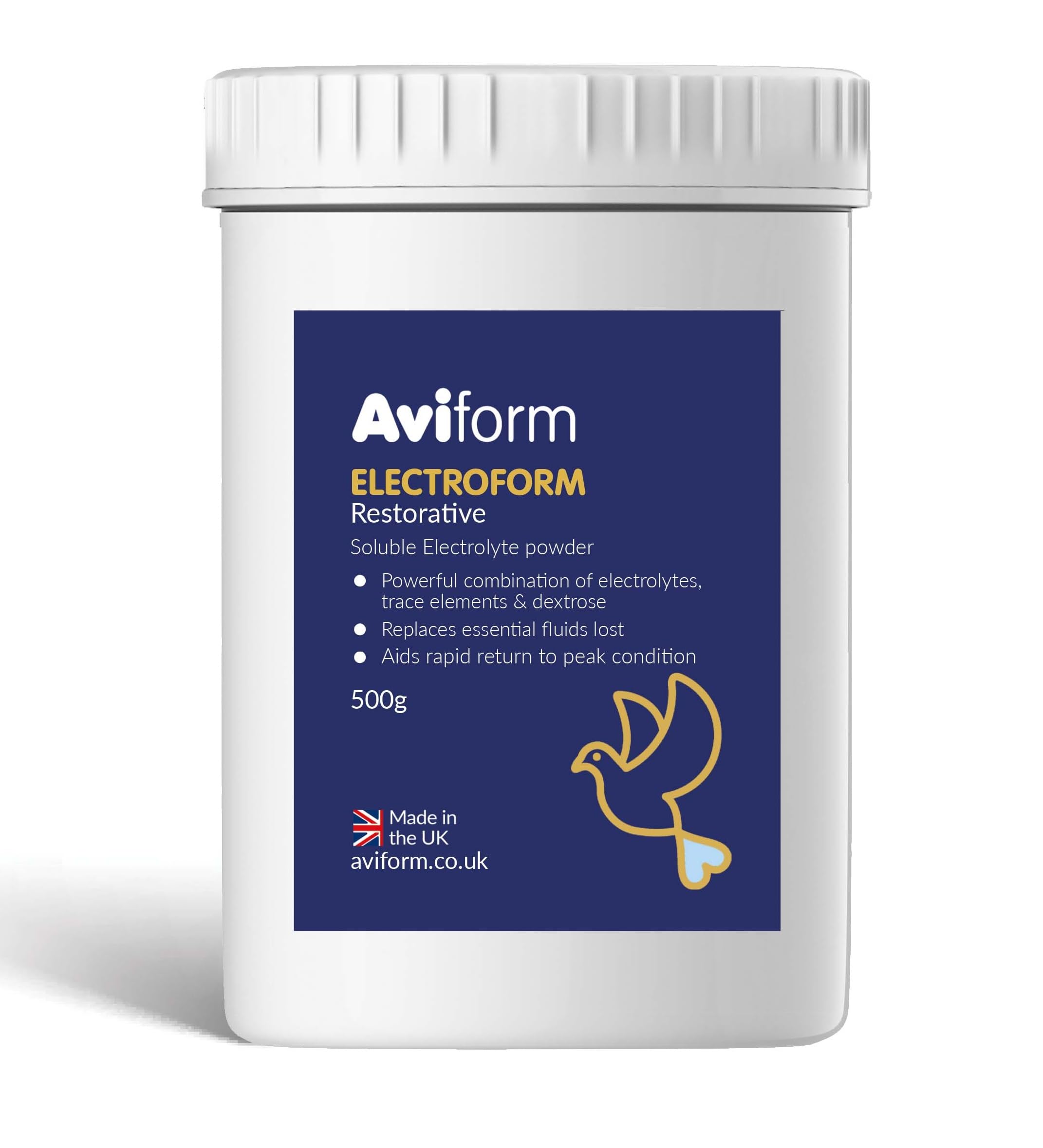 Aviform ELECTROFORM Soluble Electrolytes for Racing Pigeons 500g