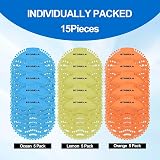 Storela Urinal Screen Deodorizer 15 Pack Splash Free Mats 16 Gloves view 8