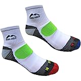 Adults TWO PAIR PACK More Mile cushioned LONDON running sock