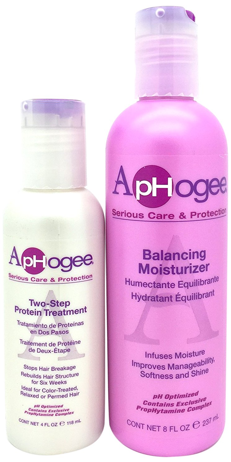 Aphogee Balancing Moisturizer 237 ml and Two Step Protein Treatment Kit 118 ml