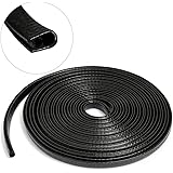 MATCC 4M U Shape Edge Trim Rubber Seal Protector Guard Strip For Cars Metal Edges Boat