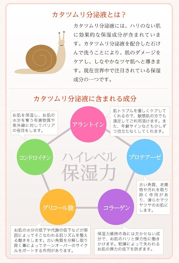 Amazon 素肌革命 カタツムリフェイシャルリッチソープ スキンケア 洗顔 クレンジング 洗顔料 通販