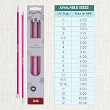 KnitPro Zing Single Pointed Needles 10" 5.00mm view 4