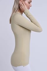 TCA Super Thermal Top Women Ladies Thermal Vest Sandstorm XS Ski Base Layer view 4