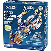 Thames &amp; Kosmos Mega Cyborg Hand STEM Experiment Kit | Build Your Own GIANT Hydraulic Amazing Gripping Capabilities Adjustable for Different Sizes Learn Pneumatic Systems