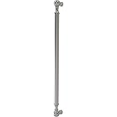 Allied Brass P-3/18-SN 18 Inch Beaded Refrigerator Pull, Satin Nickel