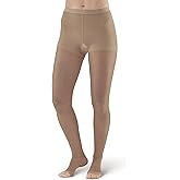 Ames Walker AW Style 33OT Sheer Support Open Toe Pantyhose 20-30 mmHg