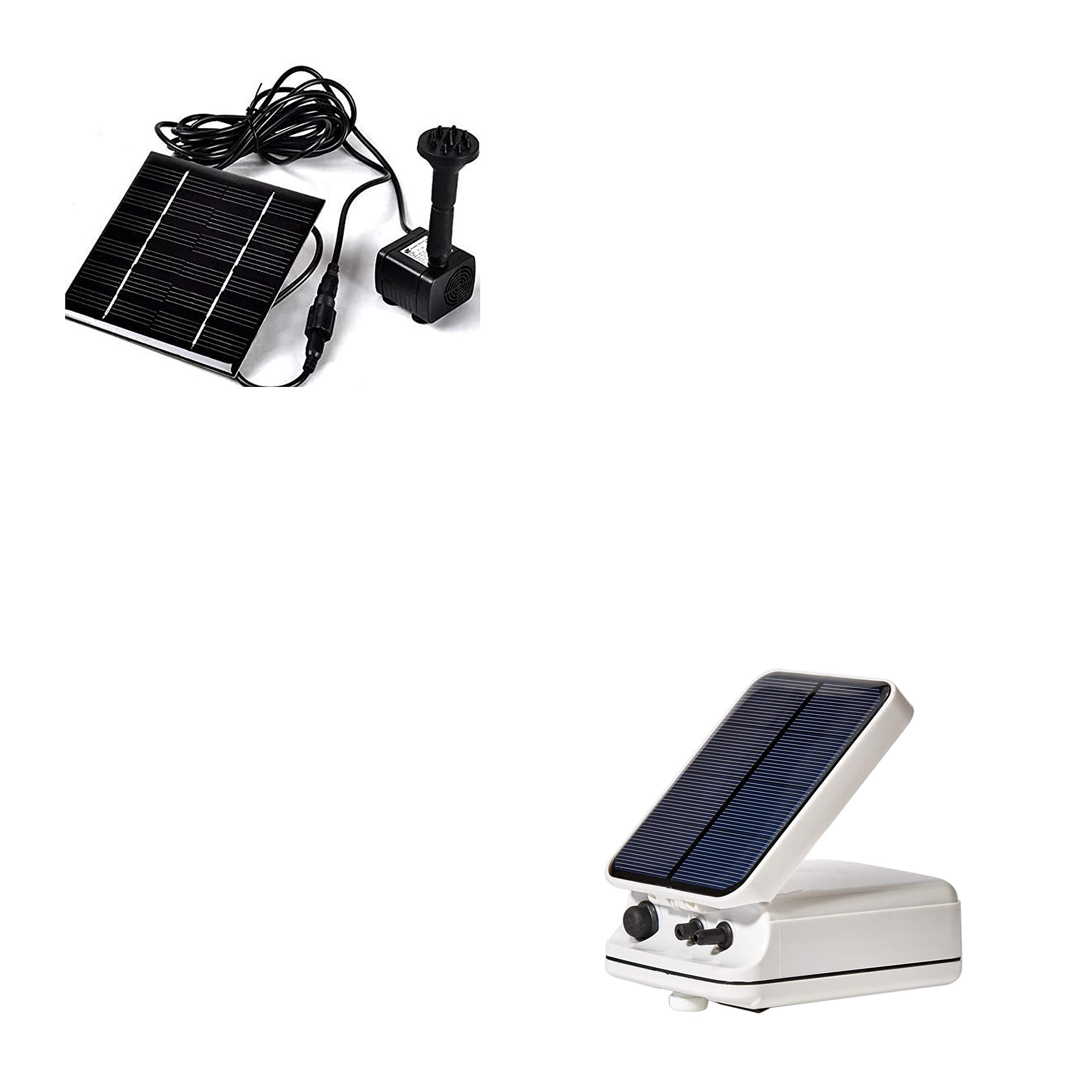 Sunnytech Solar Power Water Pump - Garden Fountain Pool Watering Oxygenator Air Oxygen Pool R6-GIRK-