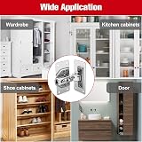 selizo Hinge Repair Plate 12PCS Cabinet Repair Plates with Screws Stainless view 5