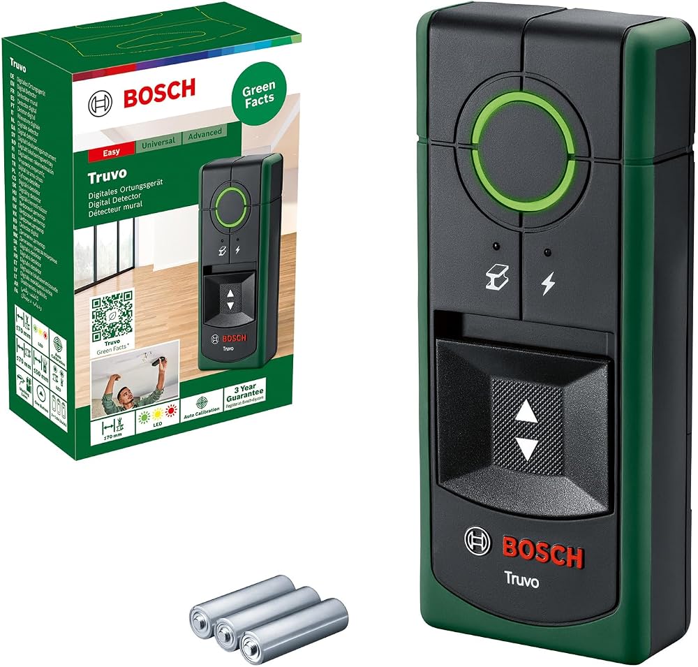 Bosch Truvo 2nd Gen Live Wire & Metal Detector Wall Scanner