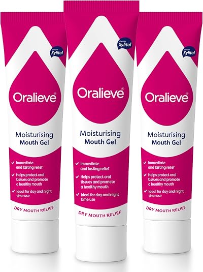Oralieve Moisturising Dry Mouth Relief Gel 3 x 50ml Hydrating Gel