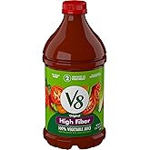 V8 High Fiber Original 100% Vegetable Juice, 46 fl oz Bottle