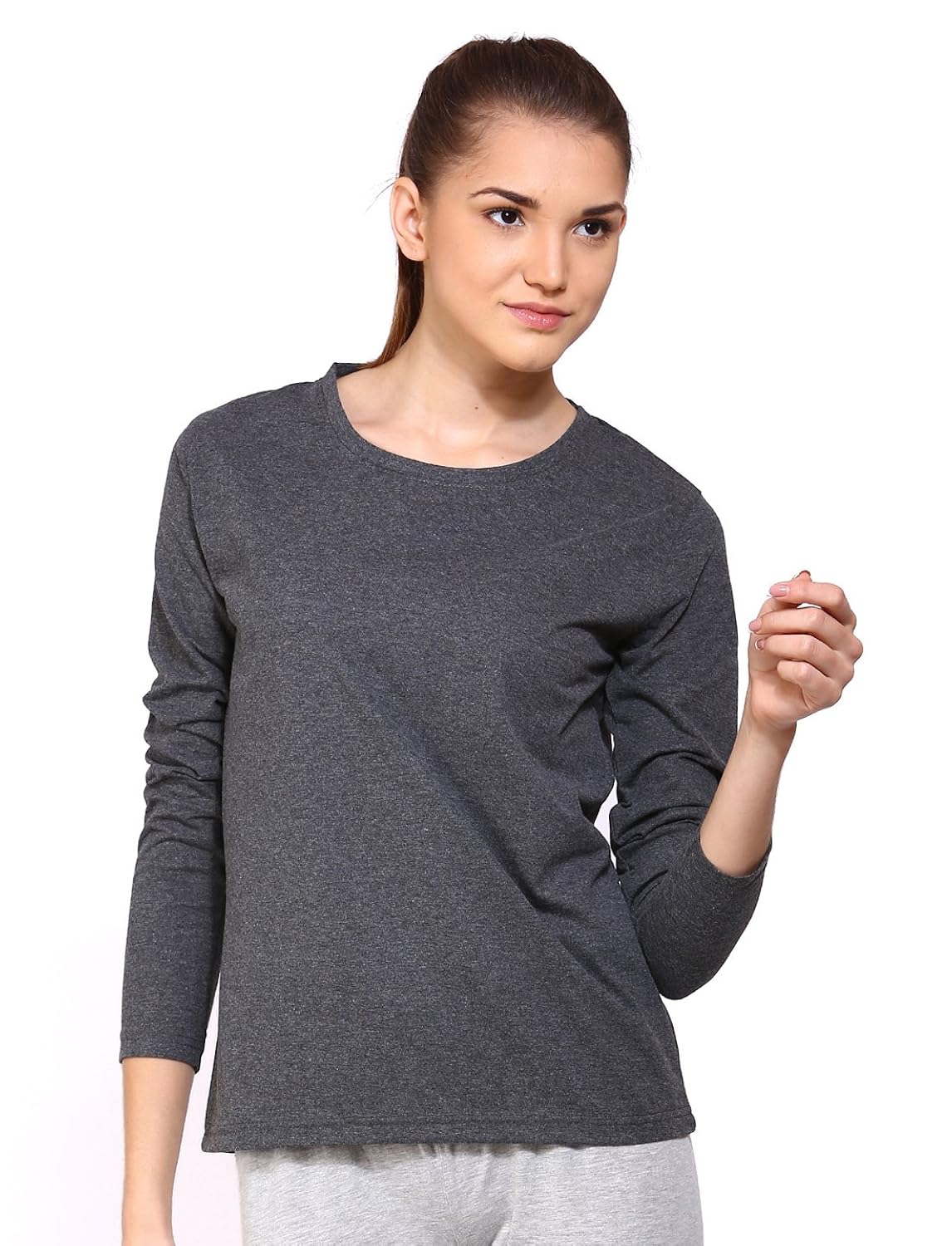 ap'pulse women's long sleeve t shirt(combo pack of 3)