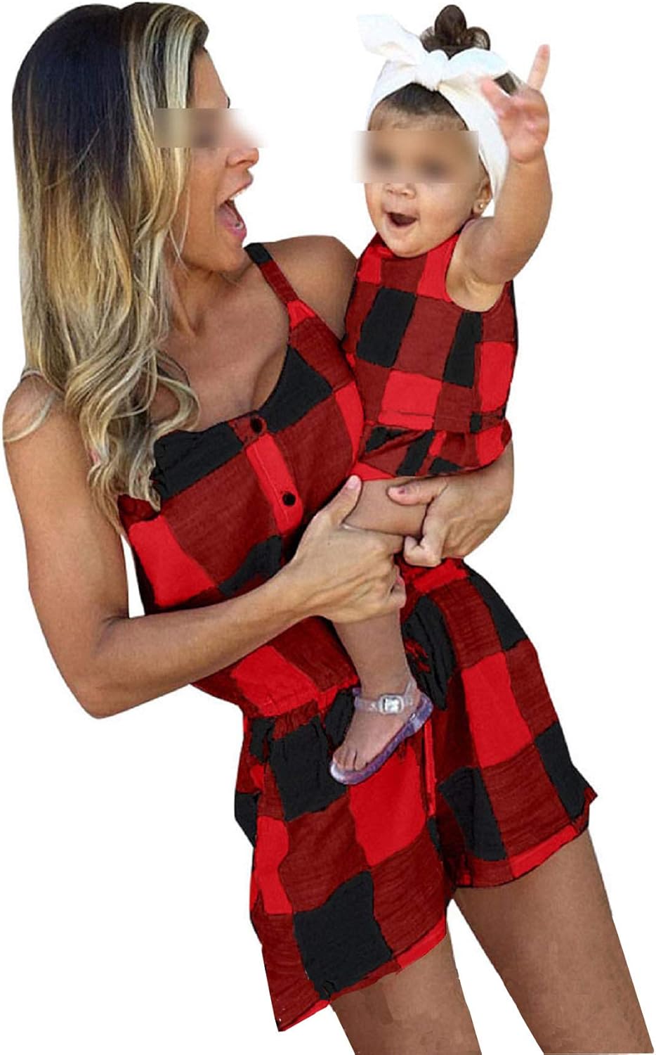 mother daughter matching rompers