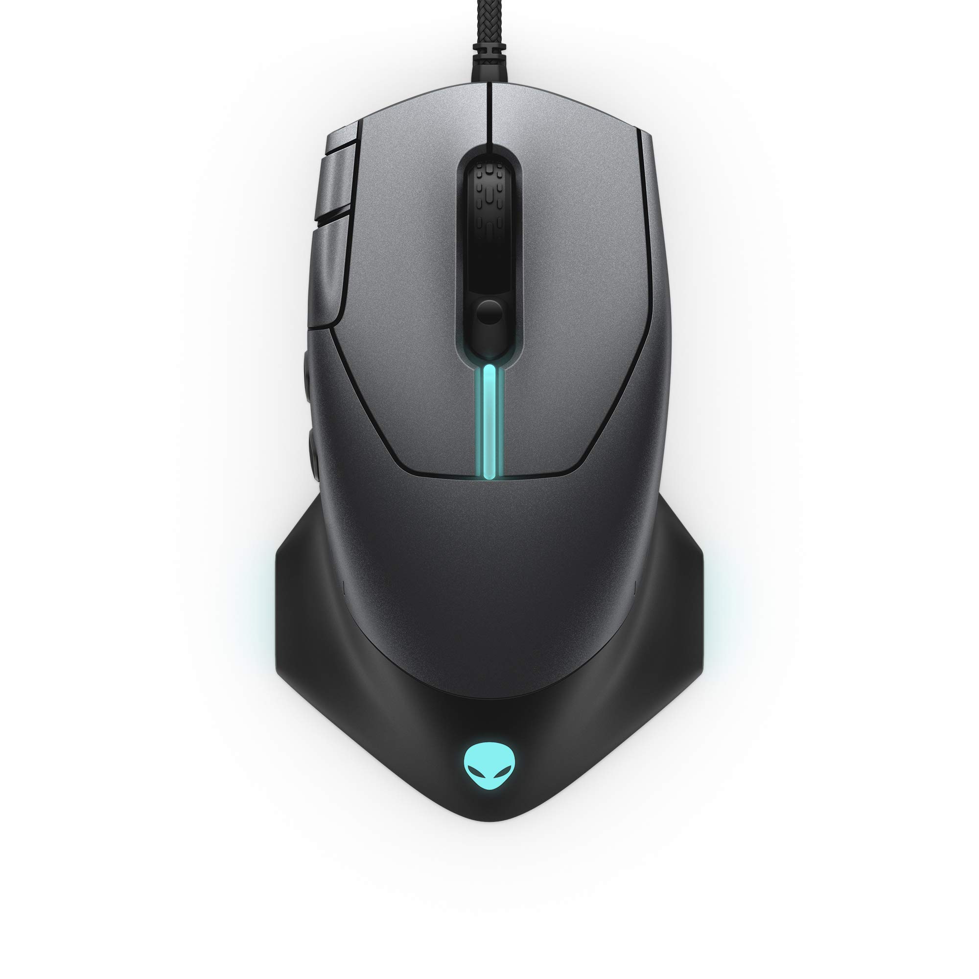 Alienware Gaming Mouse 510M RGB Gaming Mouse AW510M: 16, 000 DPI Optical Sensor - Alienfx RGB - 10 Buttons - Adjustable Scroll Wheel - Large Click Anywhere L/R Buttons