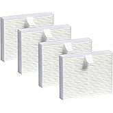 Nisipra AP03 HEPA Replacement Filter for Conair Air Purifier Portable Small Room AP03 4 Packs