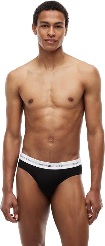 Briefs sous-Vêtements Homme Lot de 5 Coton avec Stretch, Multicolore (Black/Black/Black/Black/Black), S — photo 3 sur 6