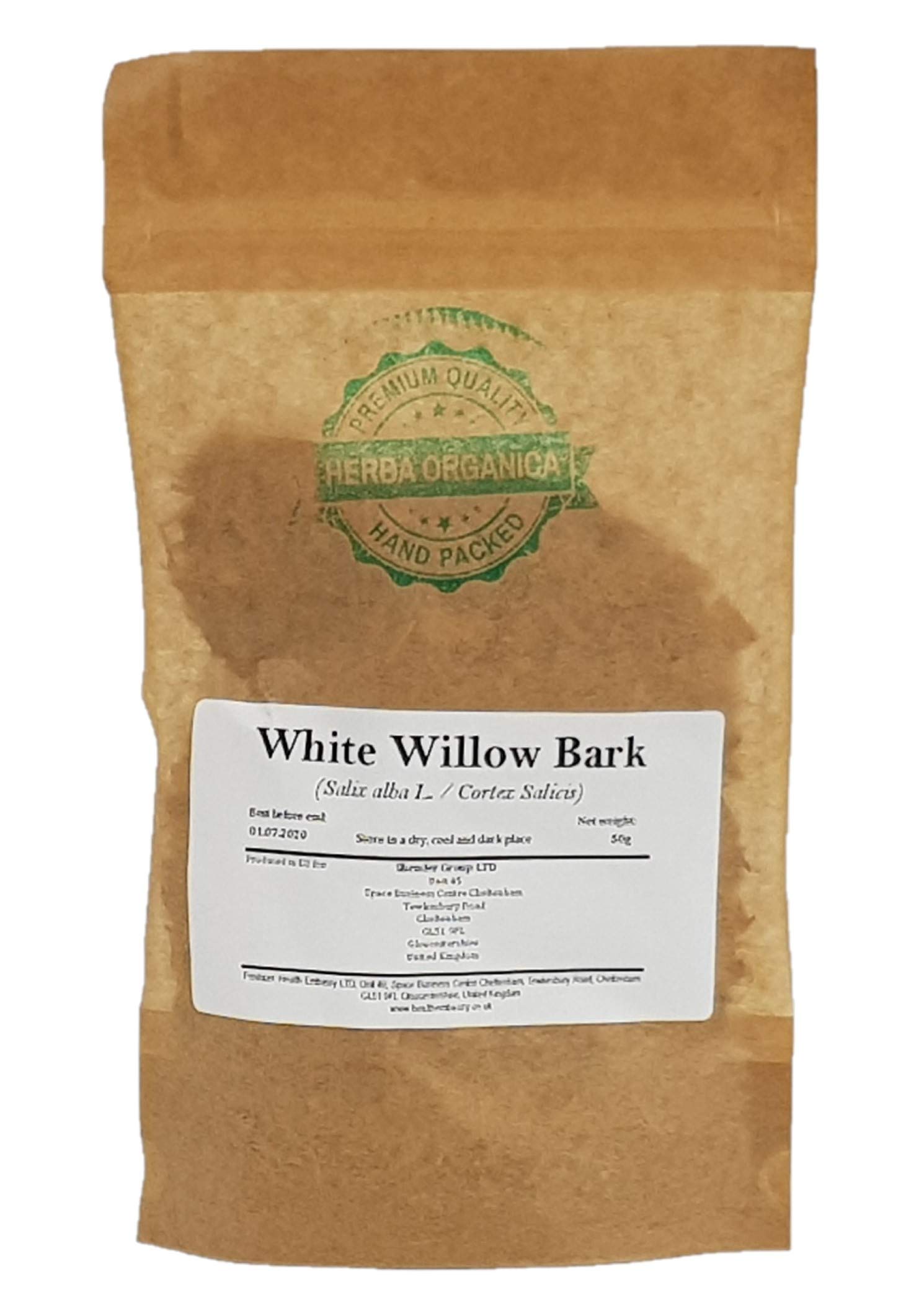 Herba Organica White Willow Bark - Salix Alba L - Herbal Tea (50g)
