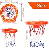 ENTHUR Bath Toy Basketball Hoop & Balls Set Multicolor 3 Balls Included view 4