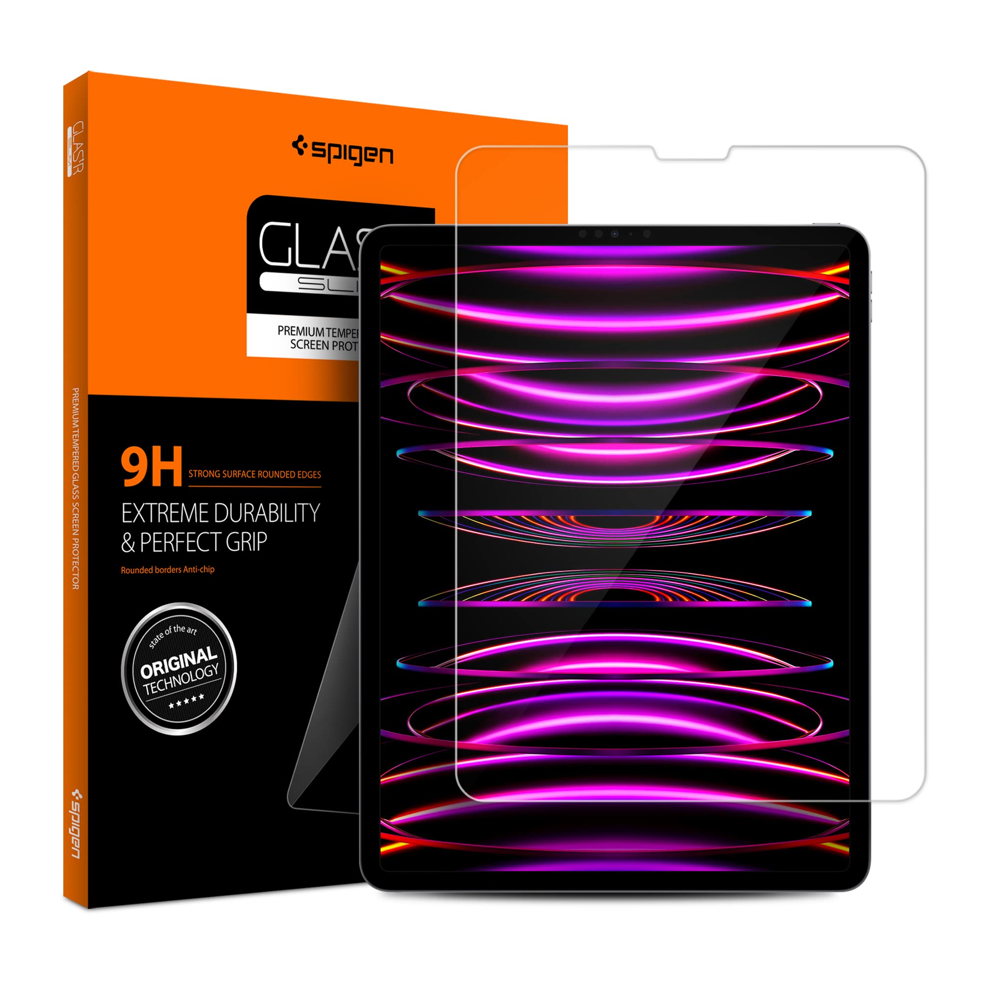 Spigen Tempered Glass Screen Protector for iPad Pro 12.9 inch M2 (2022) / iPad Pro 12.9 inch (2021/2020/2018)