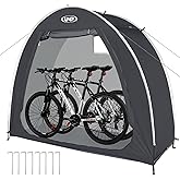 UNP Bike Storage Shed Tent, Portable Outdoor Bike Storage Tent with 210D Oxford Thick PU4000 Waterproof for 1/2/3/4 Bikes, Bi