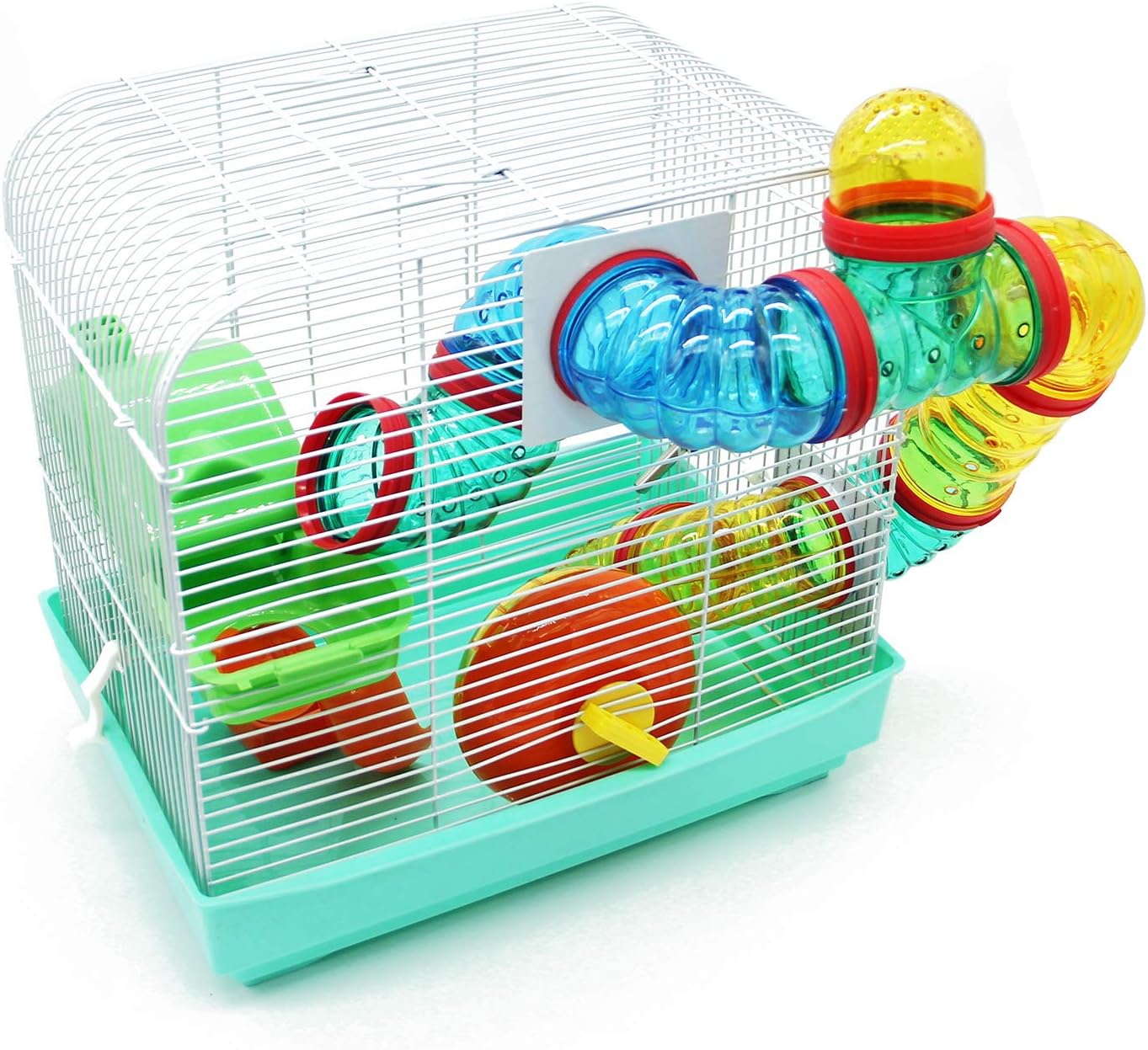 Bps Jaula Para Hamster Chalet Casa Hamster Con Comedero Bebedero Rueda Casa Especial Color Al Azar 35 X 28 X 54 Cm Bps 1236 Animales Pequenos Productos Para Mascotas Bel Potolok By