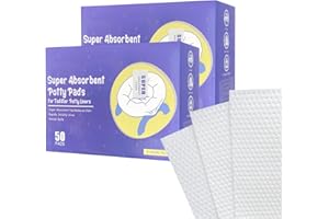 CUXFLS Disposable Potty Absorbent Pads for Kids Travel,Toilet Refill Pouch for Toddler Toilets Portable Fast-Acting Absorbent Fit All Baby Travel Potty Bags - 100 Pads