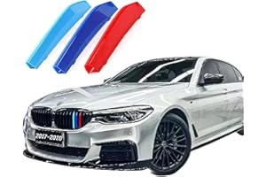 VaisbyTown Automotive Grille Inserts for BMW 5 Series Sedan G30 G31 G38 2017-2020 520i 530i 540i 550i (Fit Only 9 Beam),Front Grill Accessories