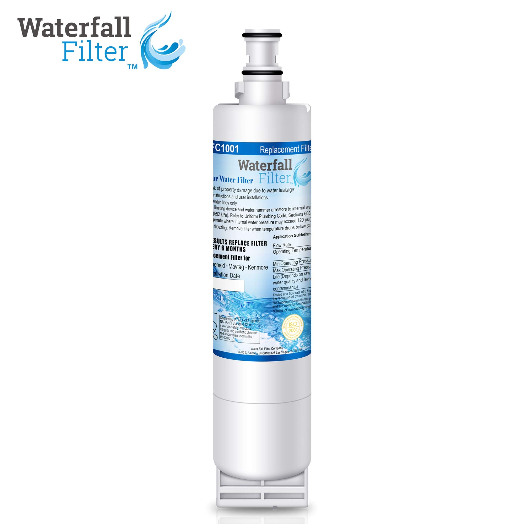 Waterfall Filter Refrigerator Water Filter Compatible with 4396510
