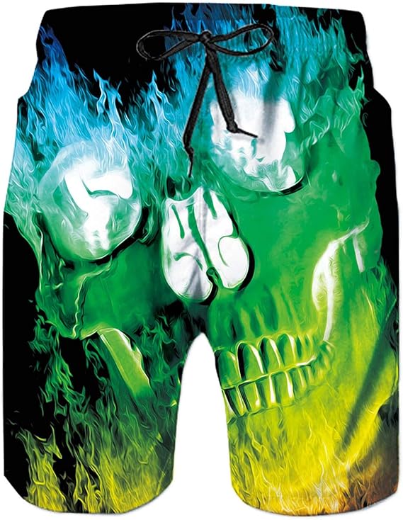 Spreadhoodie 3D Patrón Hombre Bañadores Moda Secado Rápido Bañadores Natacion Ligero Shorts Tallas Grandes para Playa Vacaciones S-XXL