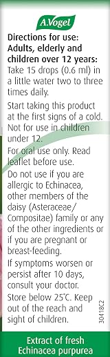A.Vogel Echinaforce Echinacea Drops Relieves Cold & Flu Symptoms view 3