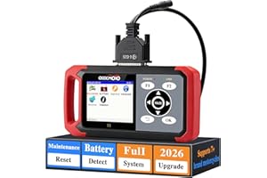 T1 Motorcycle Scanner, OBD2 Euro 5 Motorcycle Scan Tool, 3.5'' LCD Diagnostic Tool with ABS ECU Scan, Battery Test and Servic