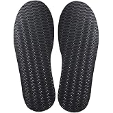 Shoe Rubber Sole Repair, Full Soles Shoe Repair Supplies, Non-Slip, Black, 1 Pair